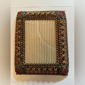 Authentic Jay Strongwater Jeweled PATRICIA Picture Frame Swarovski Crystals